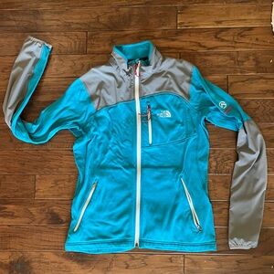 North Face Blue Polartec Jacket Women’s size Small